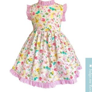 Girls Ashbury Flower Easter Dress Size 5